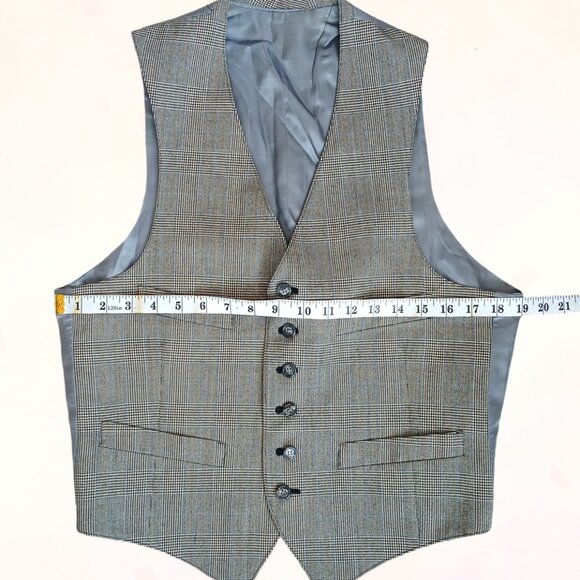 Hart Schaffner Marx Baskin Classic Pure Virgin Wool Men 3Piece Plaid Blazer Suit - Picture 9 of 16